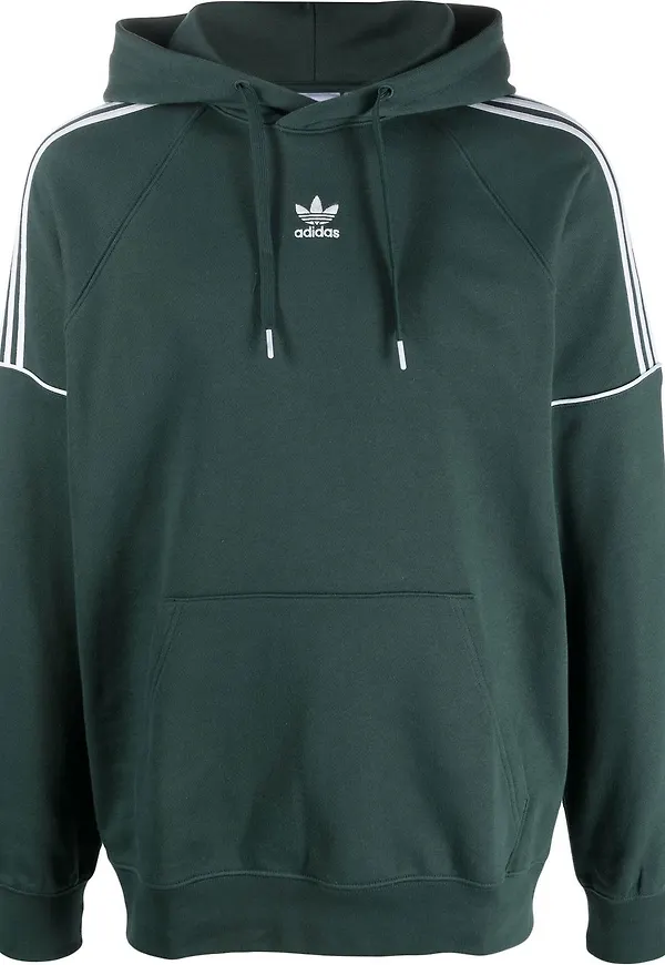 adidas Rekive hoodie med kontrastkant - Grön