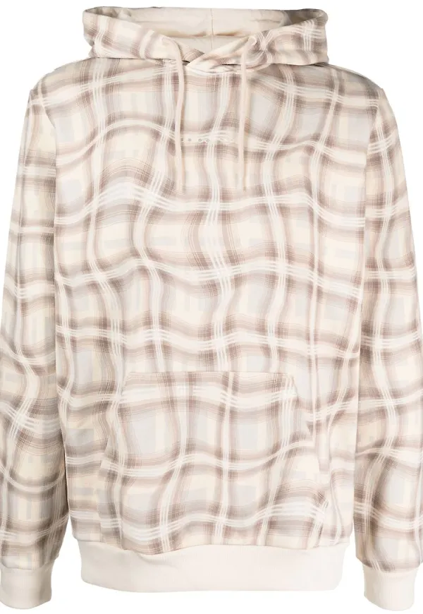 adidas rutig hoodie - Neutral