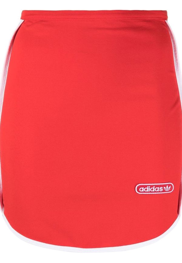 adidas skjorta med logotypmärke - Röd