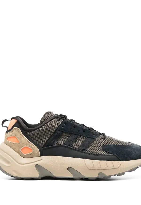 adidas sneakers med paneler - Grön