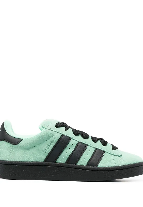 adidas sneakers med sidorand - Grön