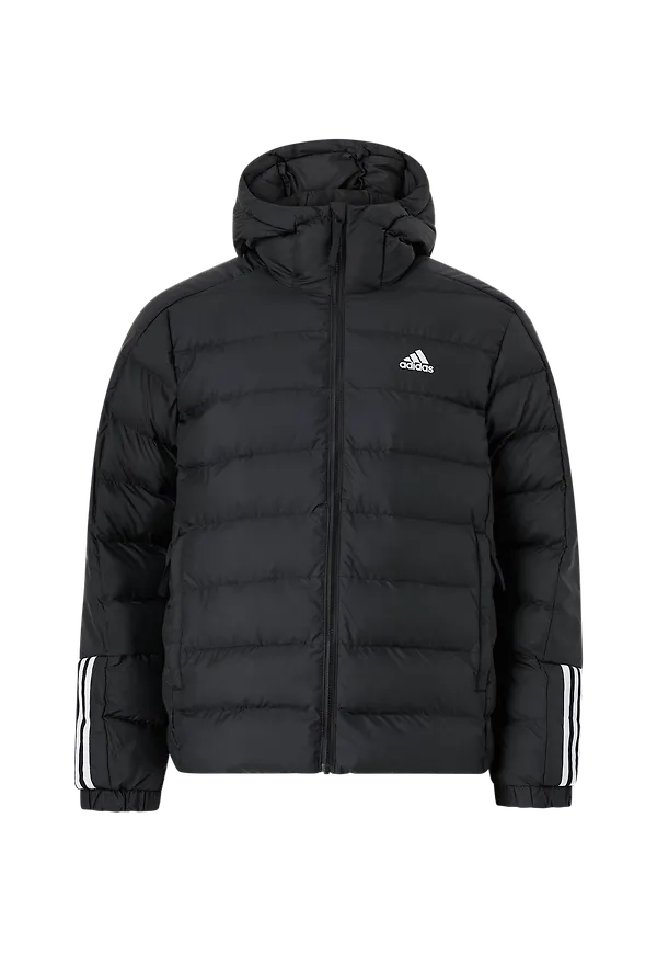 adidas Sport Performance - Jacka Itabvic 3-stripes Midweight Hooded Jacket - Svart - L