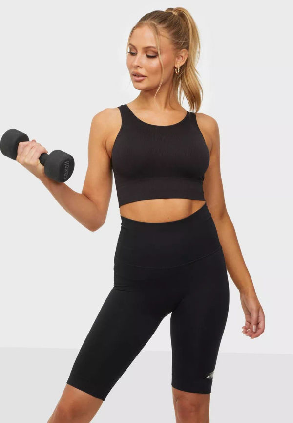 Adidas Sport Performance - Träningstights - Black - Frmt Sculpt B T - Träningskläder - Training Tights