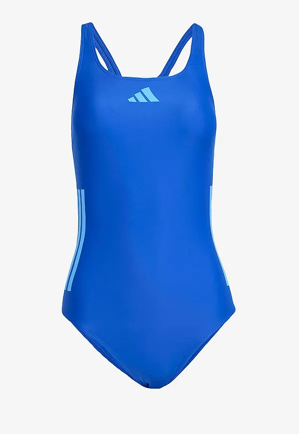 adidas Sport Performance - Baddräkt 3S Bld Swimsuit - Blå