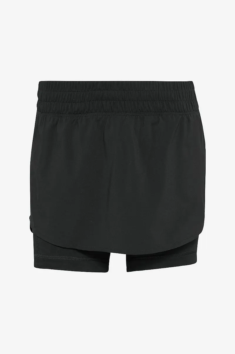 adidas Sport Performance - Löparshorts Run Icons 3-stripes Running Skort - Svart