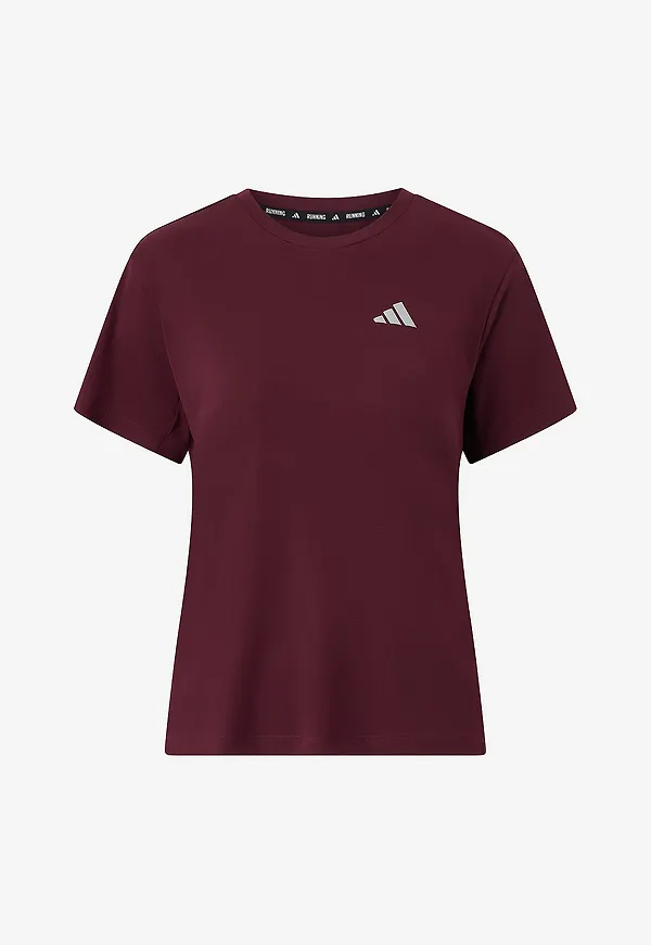 adidas Sport Performance - Löpartopp Run Ess Tee W - Röd