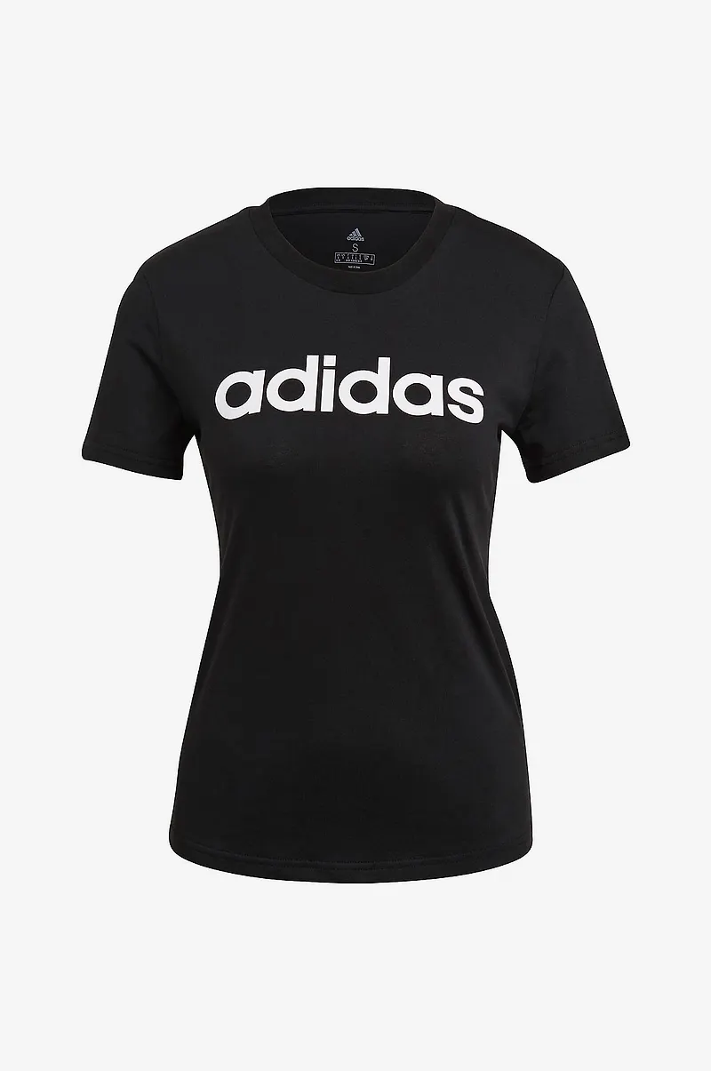 adidas Sport Performance - Topp Essential Slim Logo tee - Svart