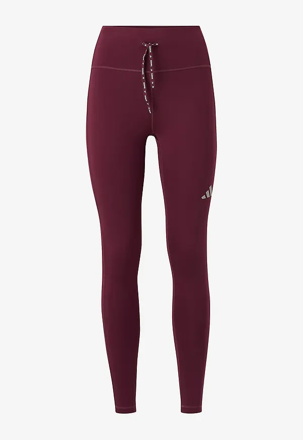 adidas Sport Performance - Träningstights Run Ess 1/1 L - Röd