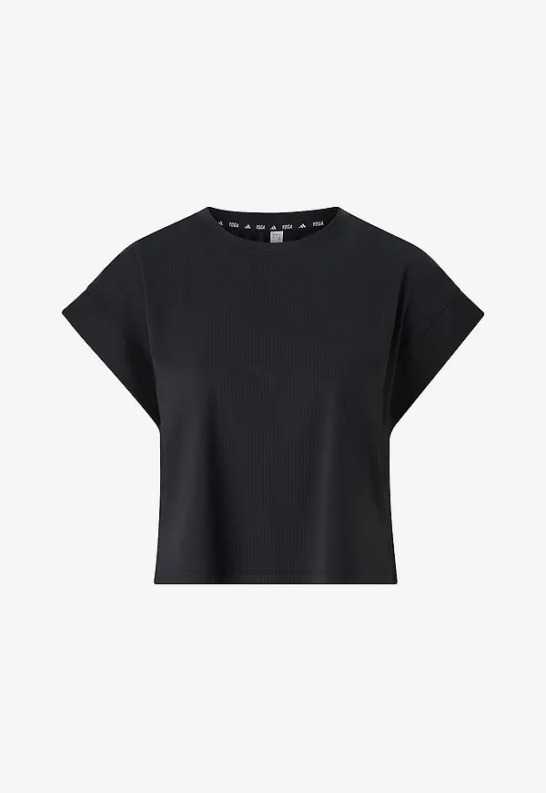 adidas Sport Performance - Yogatopp Studio T-shirt - Svart