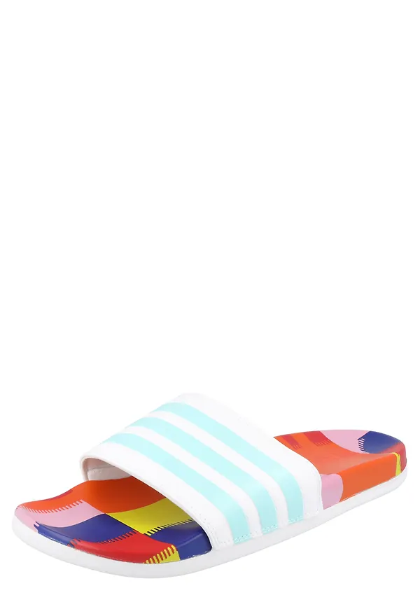 ADIDAS SPORTSWEAR Pantolette 'Adilette' turkos / vit