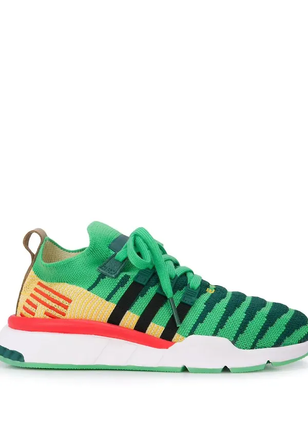 adidas strumpsneakers med snörning - Grön