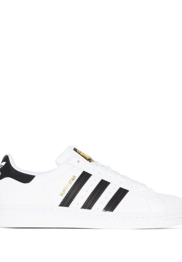 adidas Superstar lädersneakers - Vit