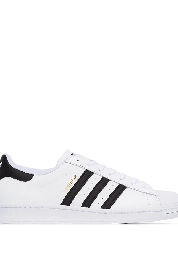 adidas Superstar lädersneakers - Vit