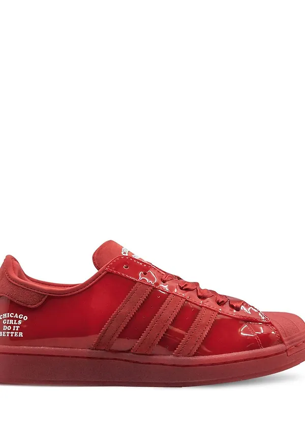 adidas Superstar låga sneakers - Röd