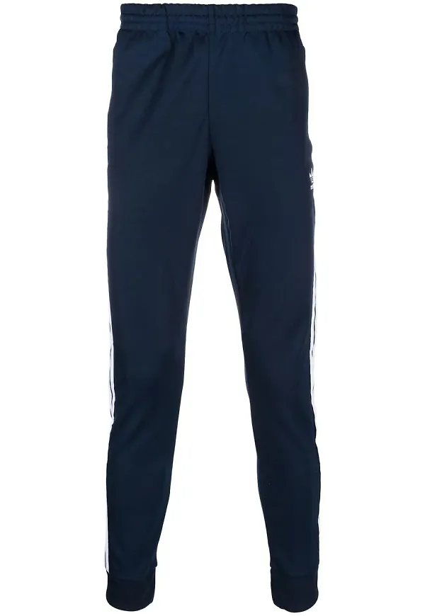 adidas sweatpants med sidorand - Blå