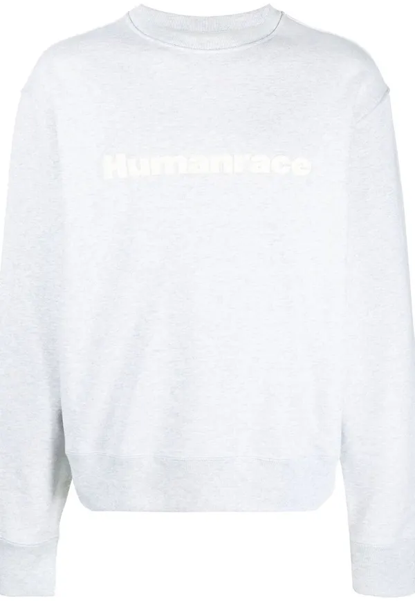 adidas sweatshirt med slogan - Grå