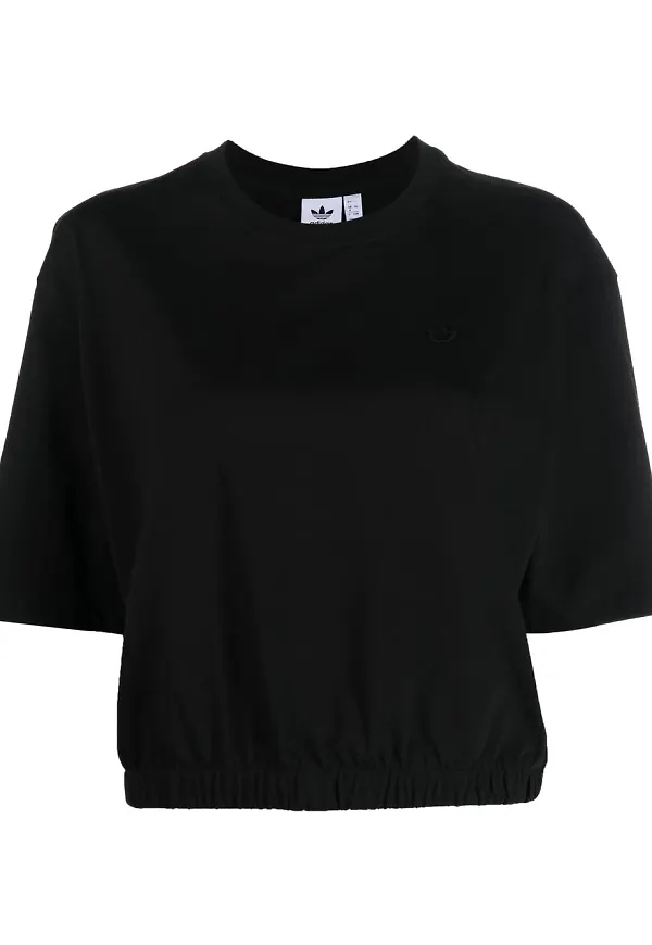 adidas t-shirt med logotyp - Svart