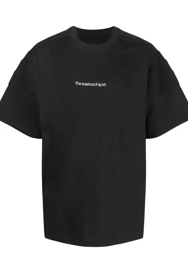 adidas t-shirt med panel - Svart