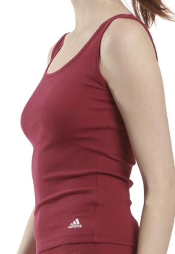 Adidas Tank Top Röd bomull Medium Dam