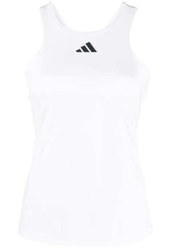 adidas Tennis linne med logotyp - Vit
