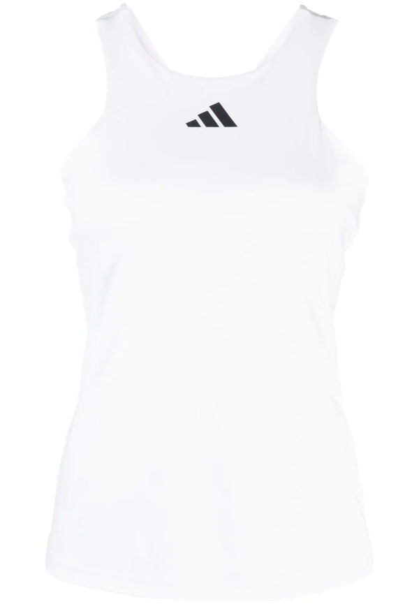 adidas Tennis linne med logotyp - Vit