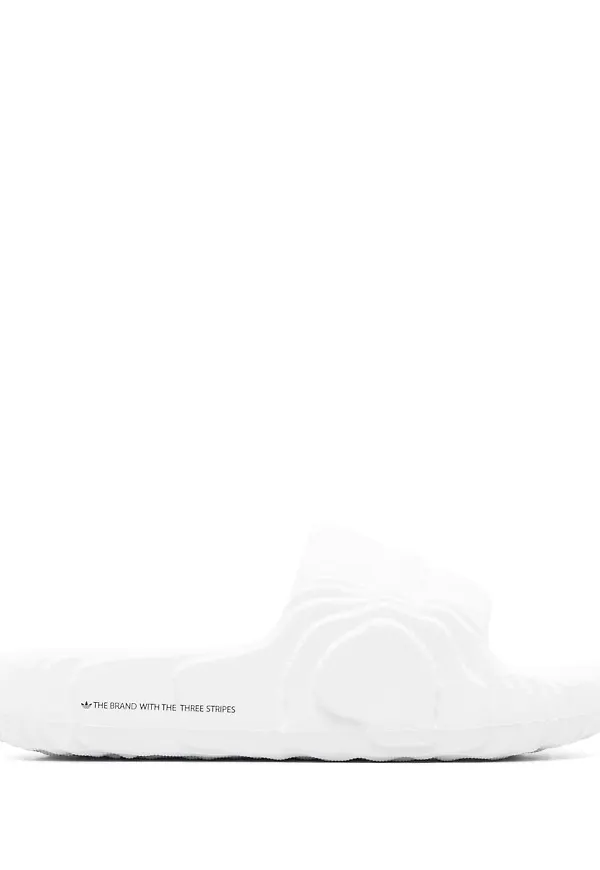 adidas tofflor med 3D-detalj - Vit