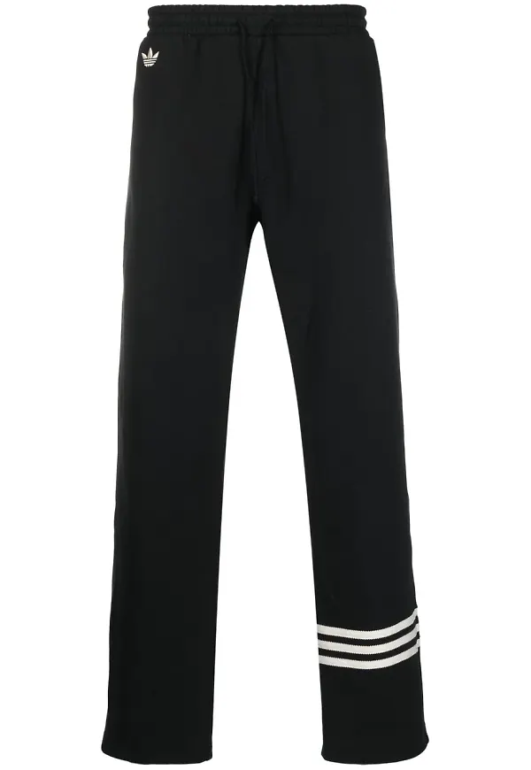 adidas trackpants med tre ränder - Svart