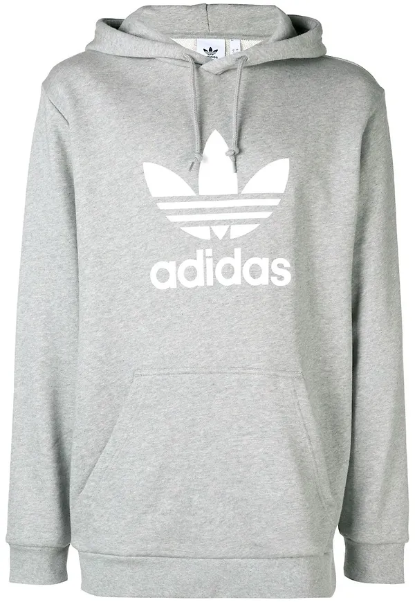adidas Trefoil huvtröja - Grå