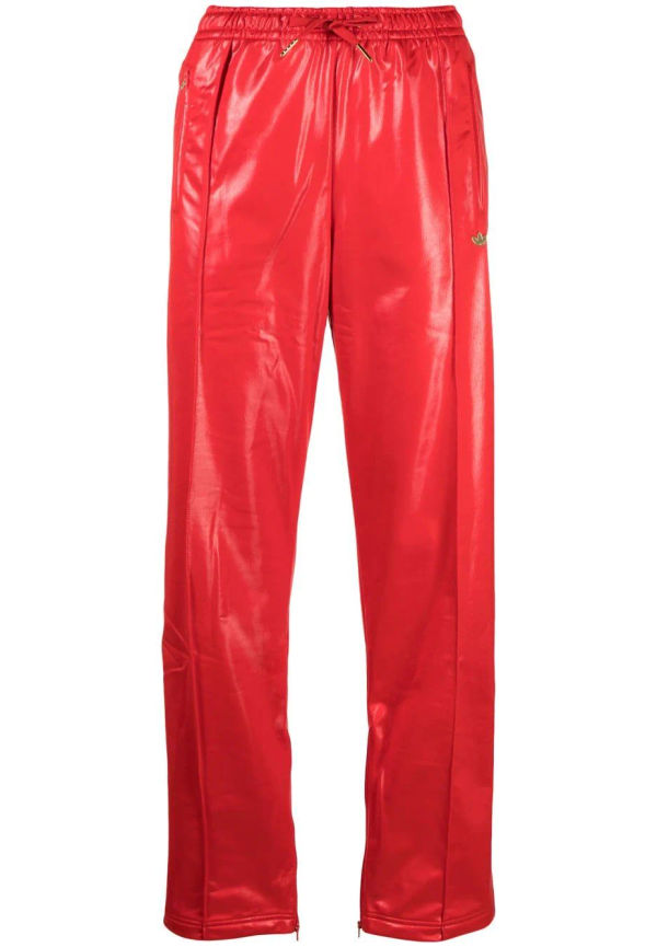 adidas Trefoil trackpants med logotyp - Röd
