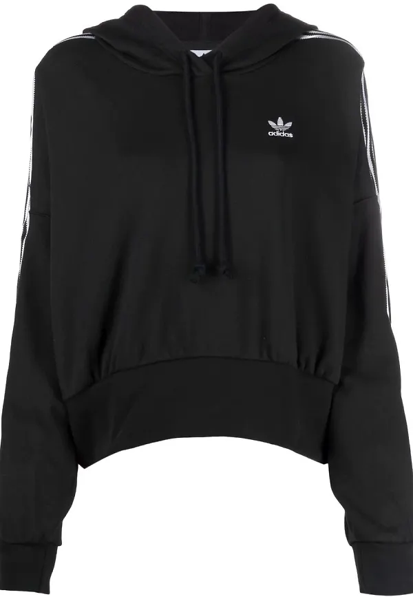 adidas Tri Stripe hoodie - Svart