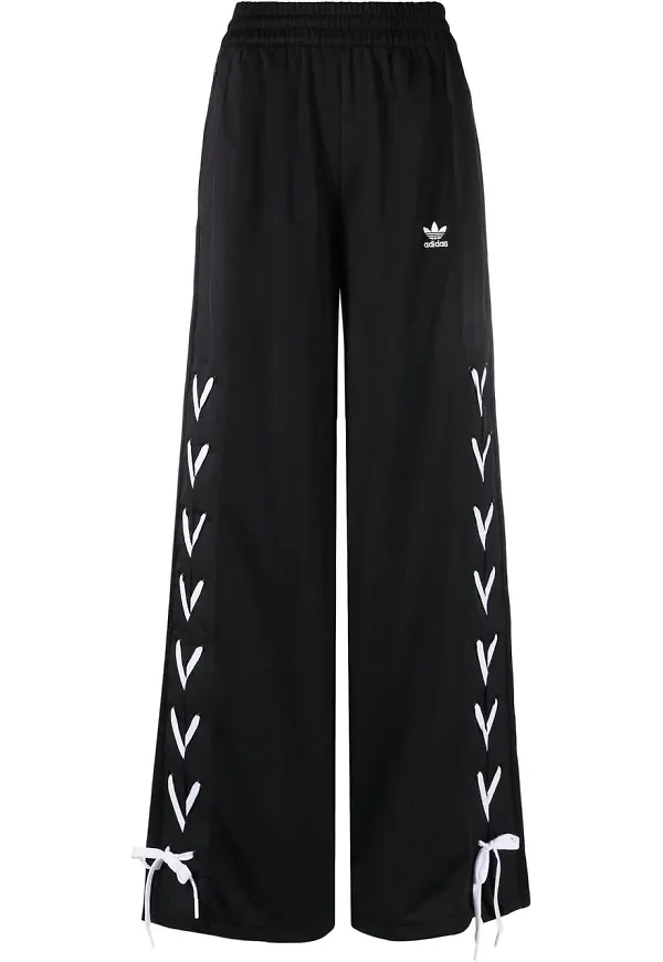 adidas träningsbyxor med vida ben - Svart