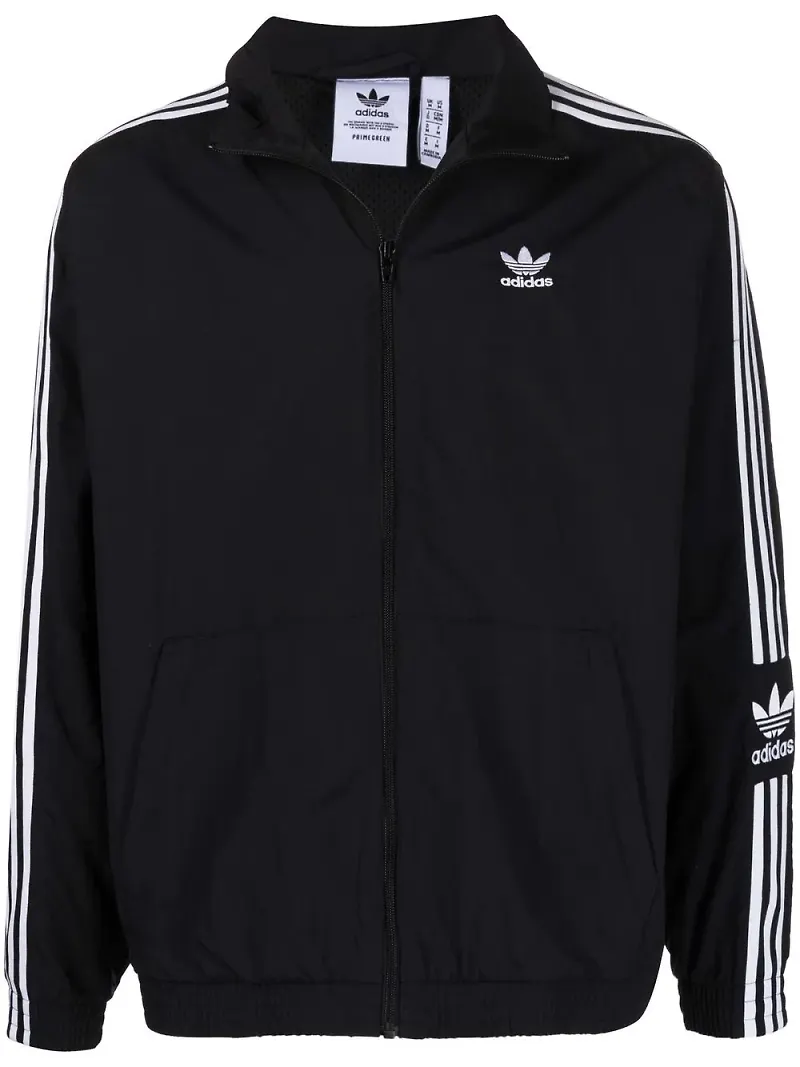 adidas träningsjacka med logotyp - Svart