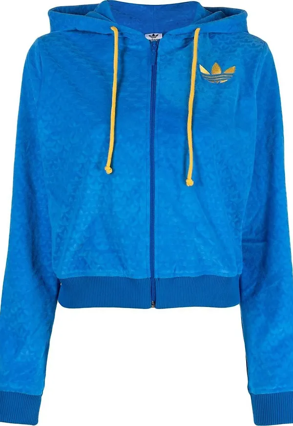 adidas träningstopp med broderad logotyp - Blå