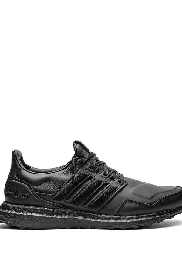 adidas UltraBoost låga lädersneakers - Svart