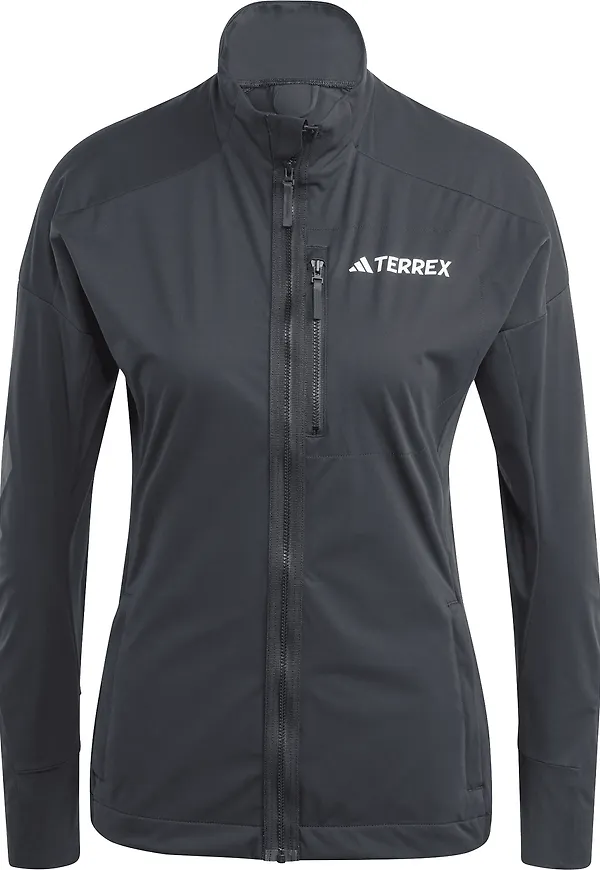 Adidas Women's Terrex Xperior Cross Country Ski Soft Shell Jacket Black