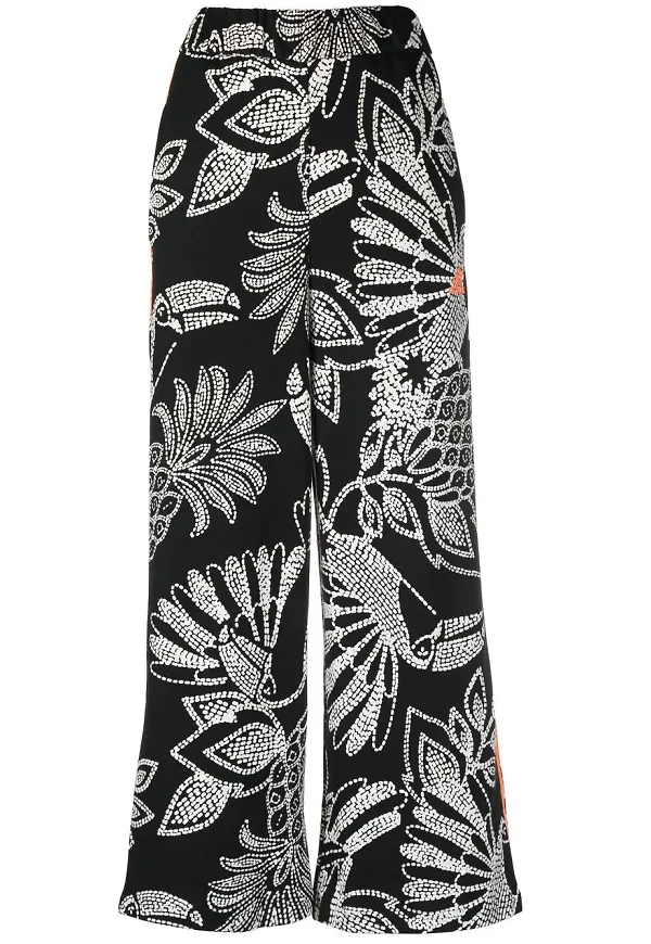 adidas x FARM Rio sweatpants med vida ben - Svart