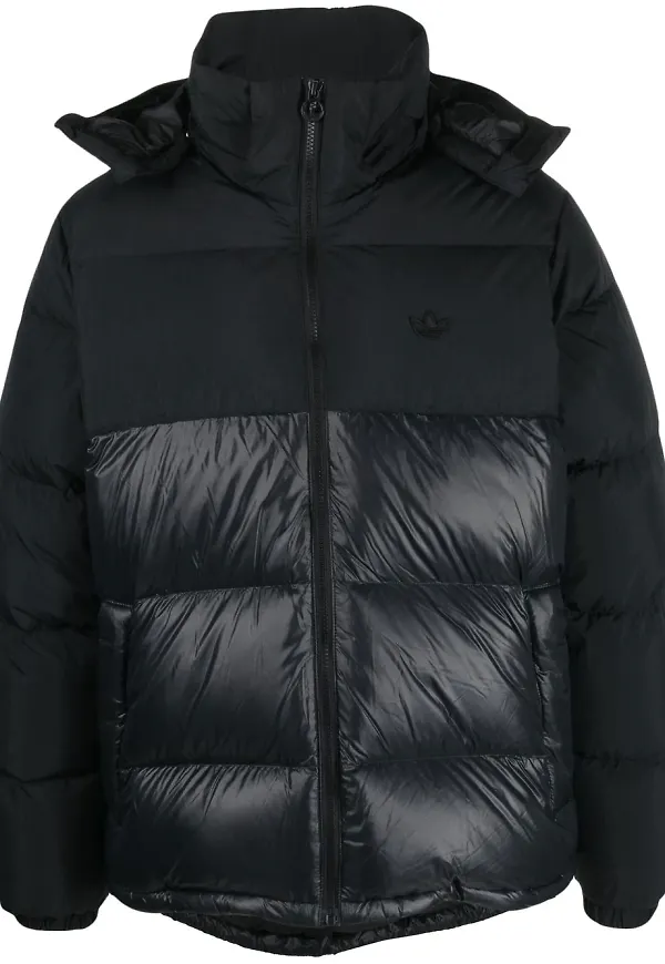 adidas zip-up padded jacket - Svart