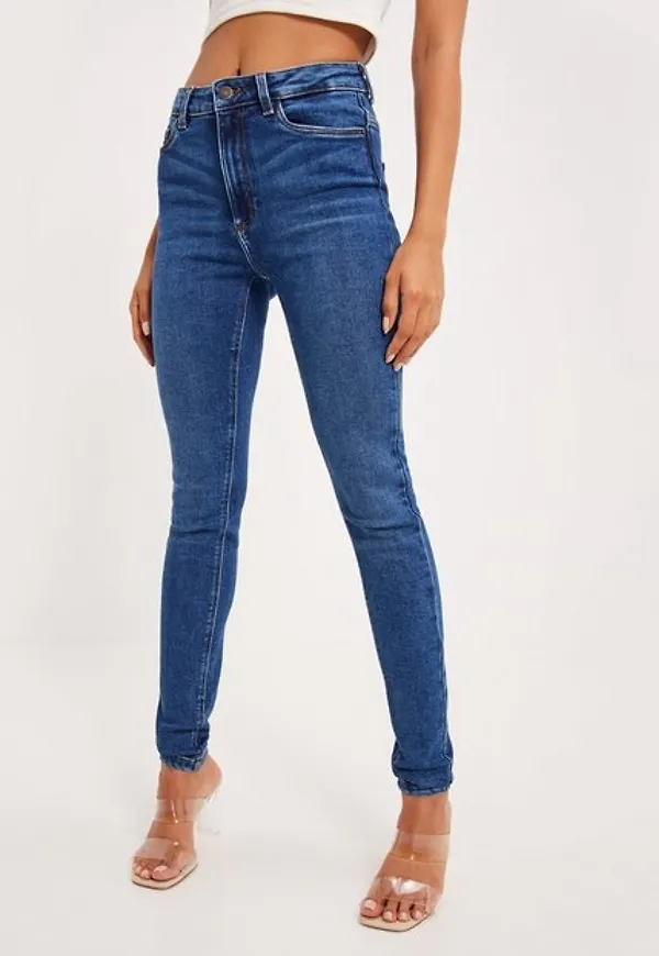 Noisy May Nmcallie Chic Hw Jeans VI072DB Bg N Skinny