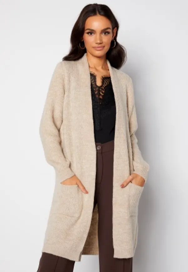 ONLY Jade L/S Cardigan Knit Whitecap Gray S
