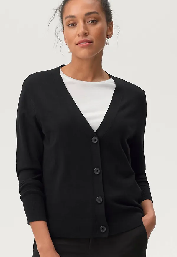 Ellos - Cardigan Penelope - Svart