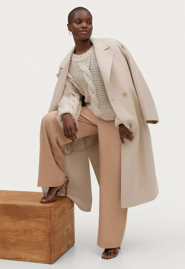 Gina Tricot - Byxor Tulli Trousers - Beige