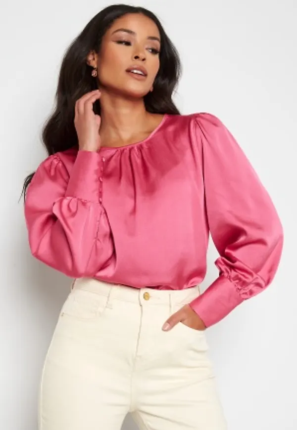ONLY Carli LS O-neck Blouse Gin Fizz M