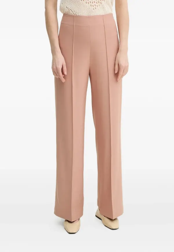 AERON byxor med delad fåll - Rosa