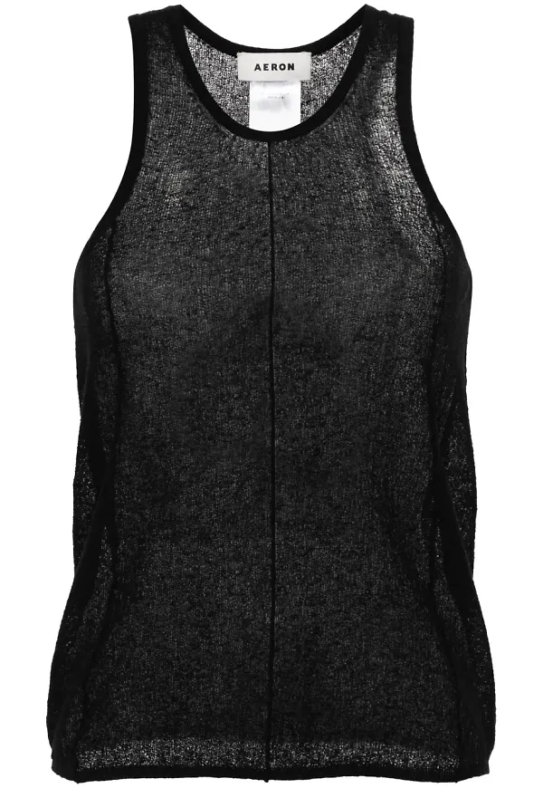 AERON Kismet halvskirt linne - Svart
