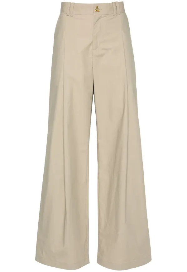 AERON Wellen palazzo-byxor - Neutral