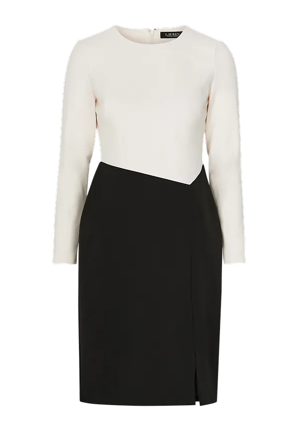 Lauren Ralph Lauren - Klänning Polished Crepe Dress - Svart