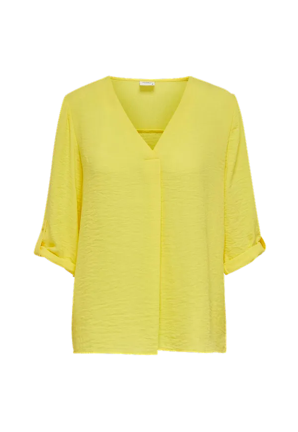 JDY - Blus jdyDivya 3/4 Top Wvn - Gul