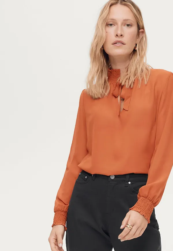 Saint Tropez - Blus CentaSZ Blouse - Koppar