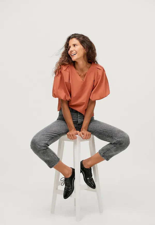 Gina Tricot - Topp Elina Blouse - Röd