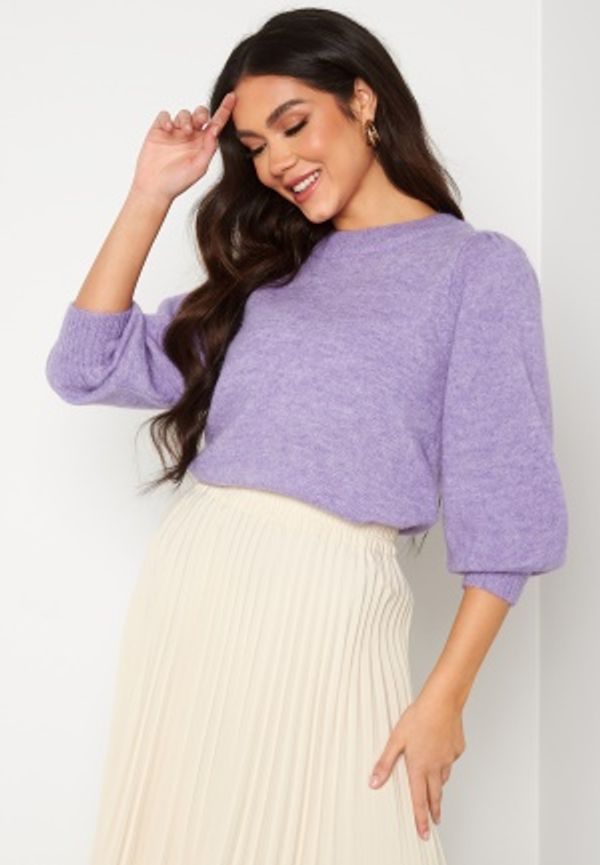 SELECTED FEMME Lulu 3/4 Knit O-Neck Violet Tulip Detail: M